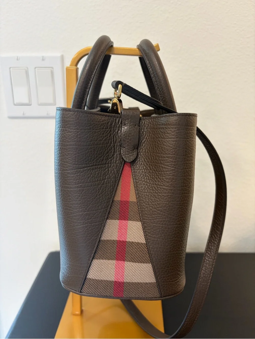 NWT Burberry Mini Bermondsey Bag